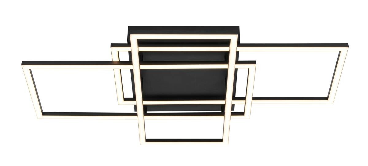 Nolo LED-Deckenleuchte Twin B/H/L: ca. 58x9,1x36 cm