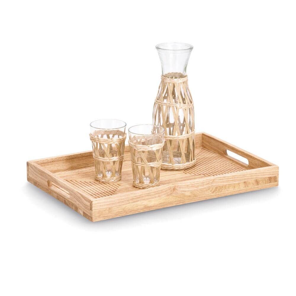 Zeller Serviertablett natur Holz B/H/L: ca. 305x45x457 cm