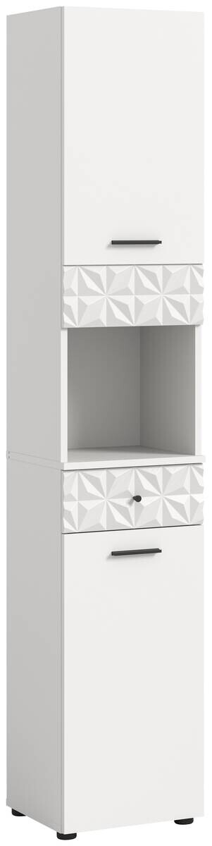 Hochschrank Prisma weiß B/H/T: ca. 35x187x34 cm