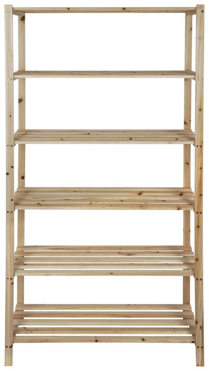 Holzregal B/H/L: ca. 40x180x90 cm