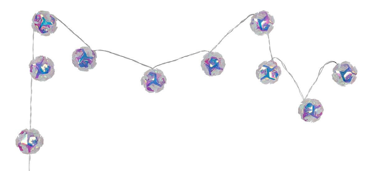 Nolo LED-Lichterkette String transparent B/H/T: ca. 165x5x4 cm