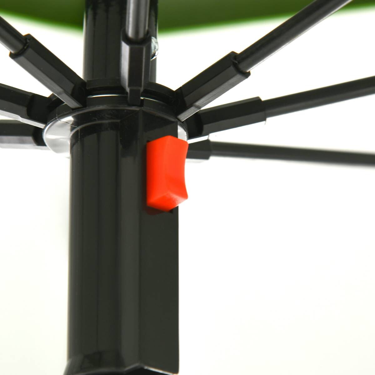 Outsunny Sonnenschirm grün Stahl B/H/L: ca. 185x205x185 cm