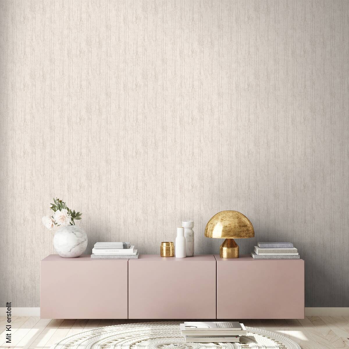 A.S.Creation Vliestapete beige B/H/D: ca. 53x1005x8,5 cm