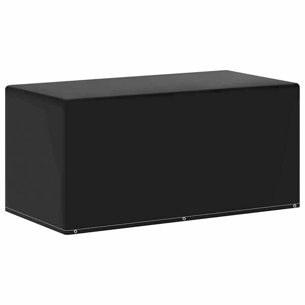 vidaXL Gartenmöbel-Abdeckung schwarz Aluminium B/H/L: ca. 80x75x160 cm