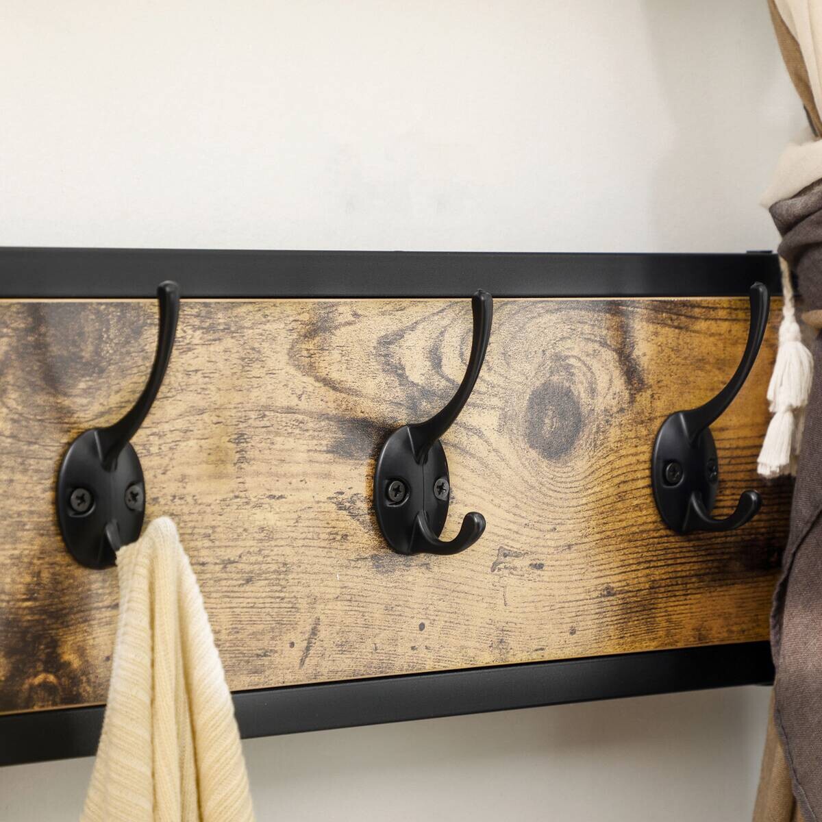 HOMCOM Garderobe braun Spanplatte B/H/L: ca. 40x100x185 cm