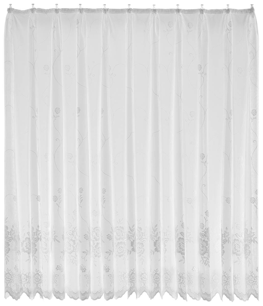 POCOline Fertigstore Amsterdam weiß 100% Polyester B/L: ca. 300x175 cm