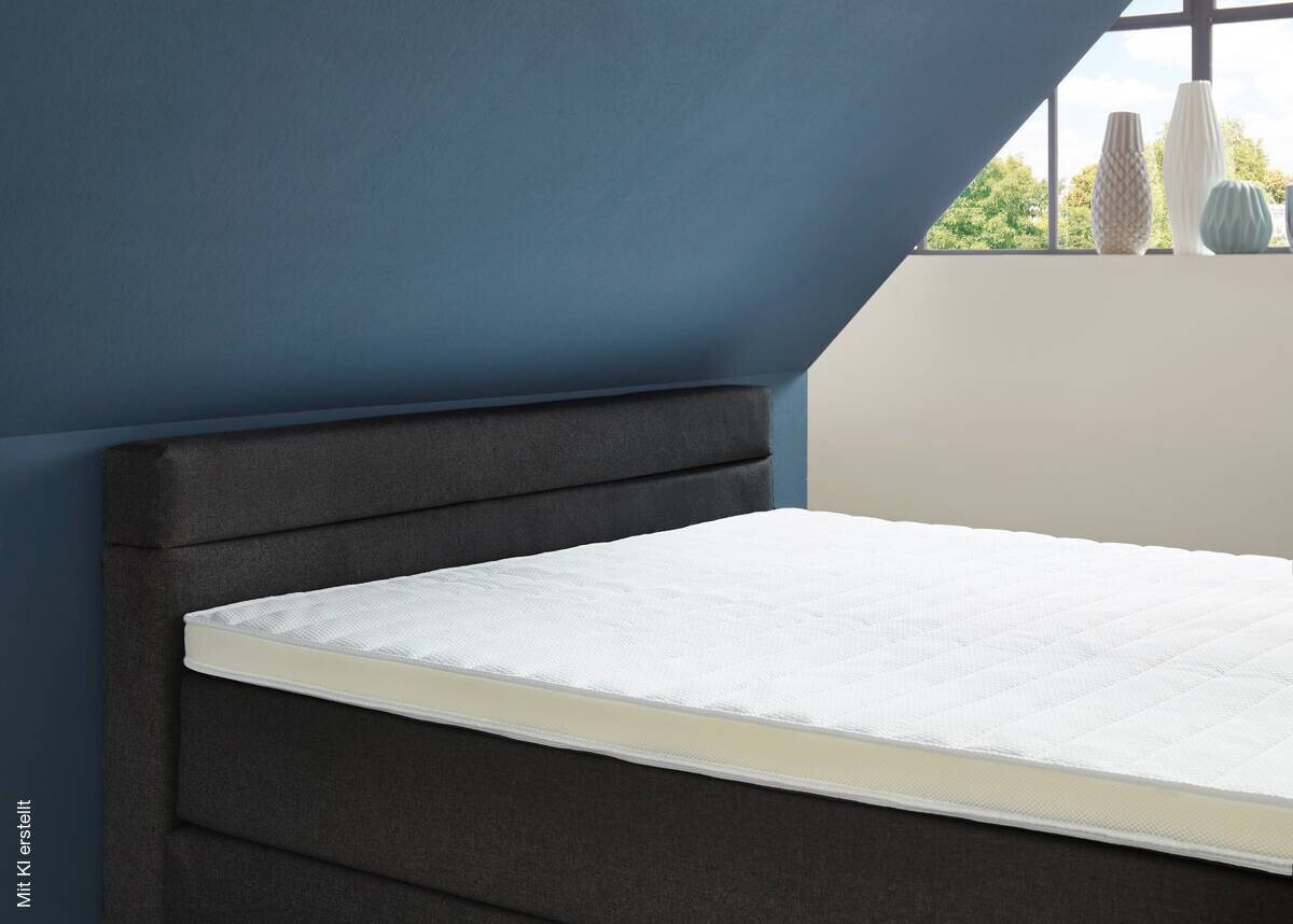 Boxspringbett Kokomo anthrazit Liegefläche B/L: ca. 140x200 cm