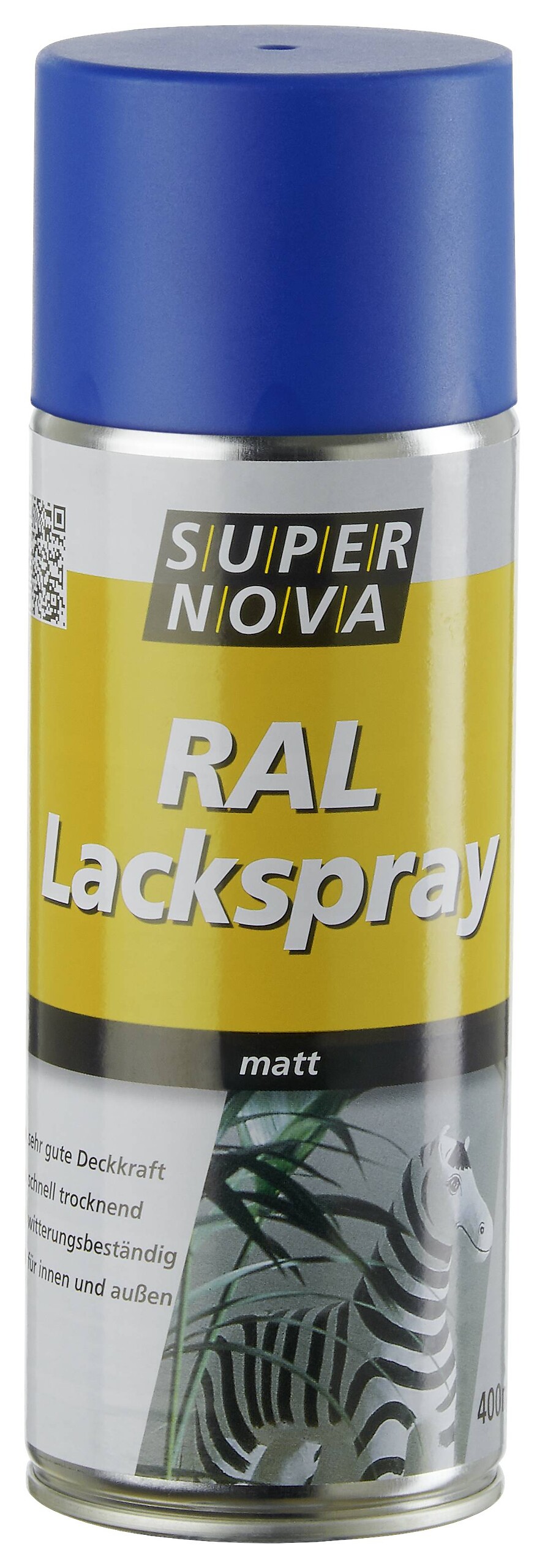 Super-Nova Lackspray enzianblau seidenmatt ca. 0,4 l