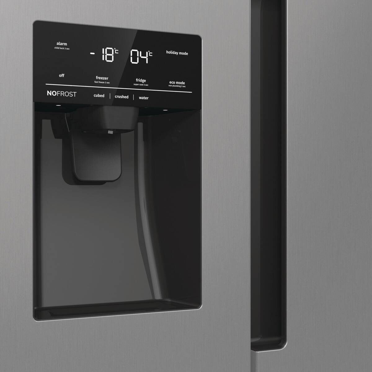 Gorenje Side-by-Side NRR9ESXL Edelstahloptik B/H/T: ca. 92x179x70 cm