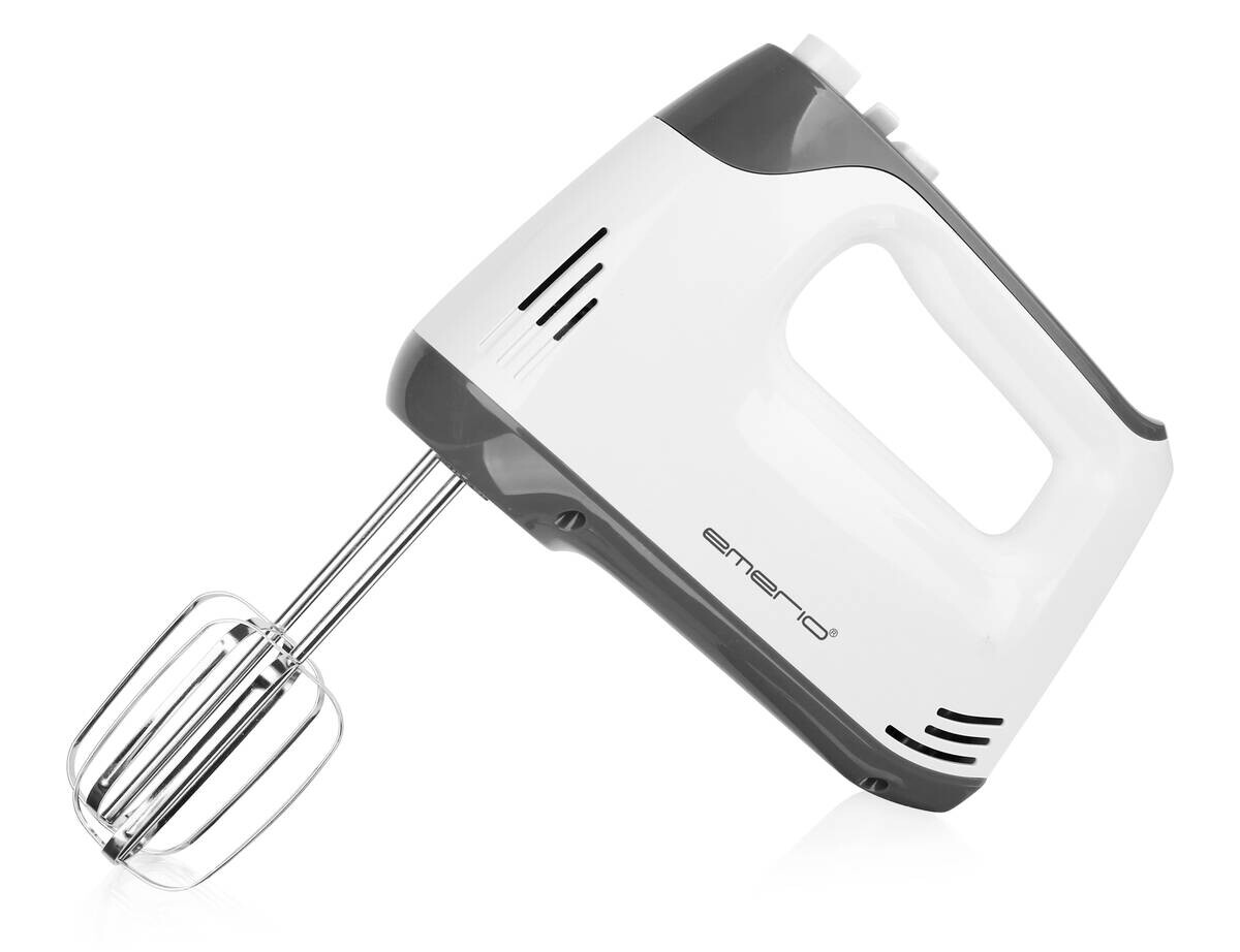 Emerio Handmixer HM-130365 weiß Kunststoff Edelstahl B/H/T: ca. 9x15x19 cm