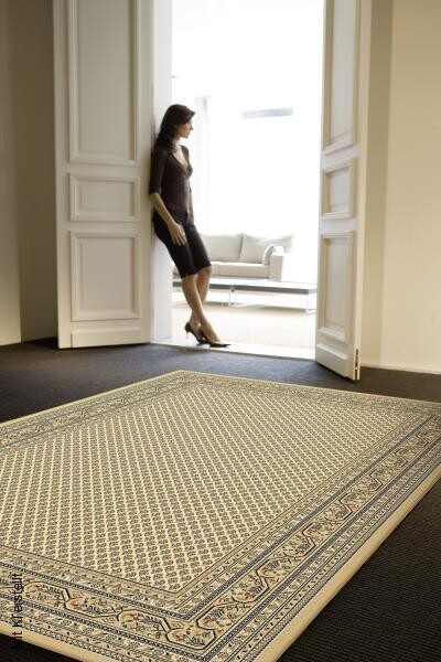 Webteppich Kashmar beige B/L: ca. 160x230 cm