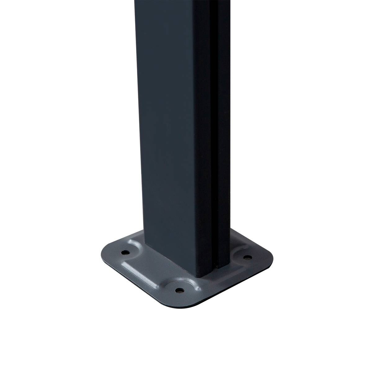 Outsunny Pavillon grau Aluminium B/H/L: ca. 302x250x435 cm