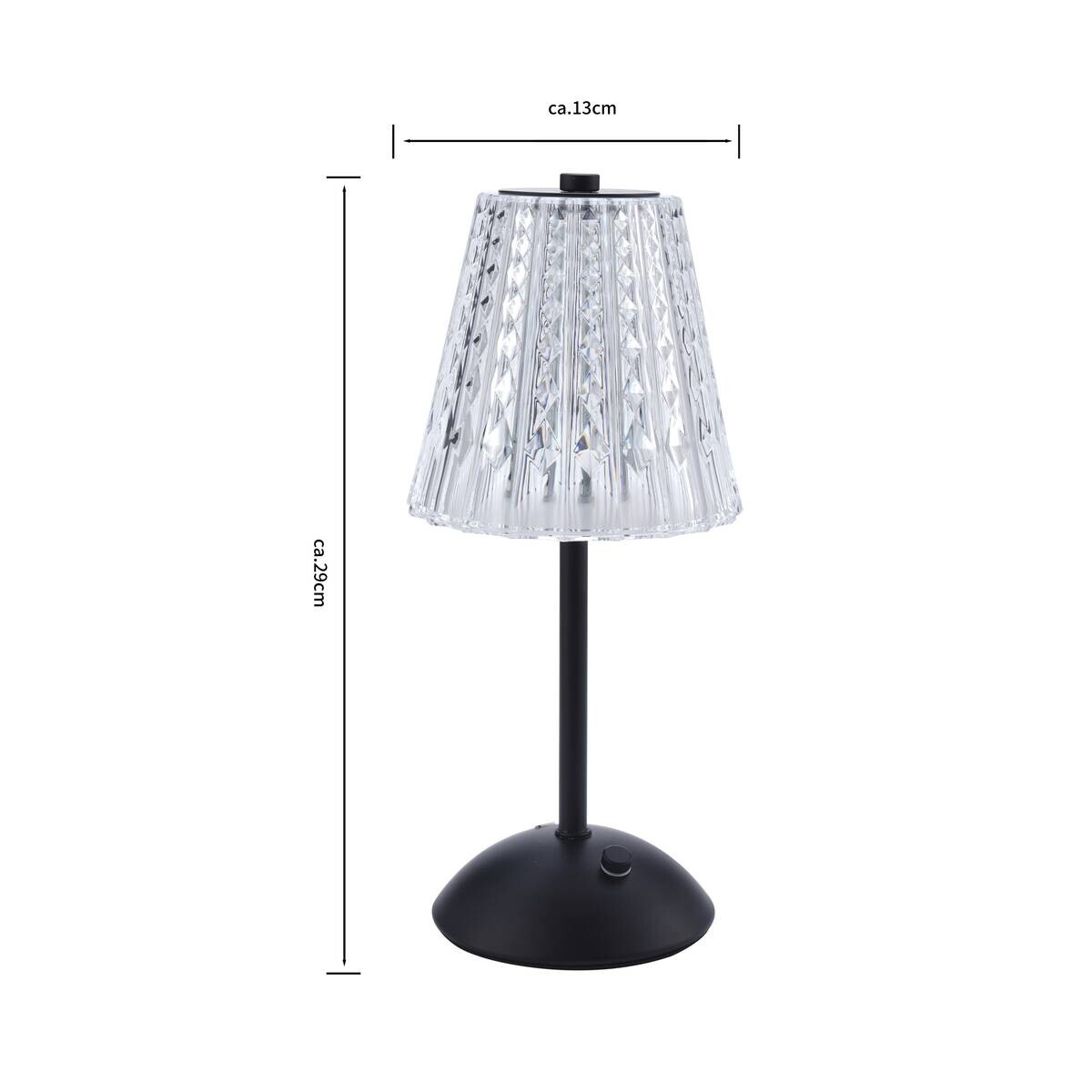 POCOline LED-Tischleuchte Raja B/H/L: ca. 13x29x13 cm