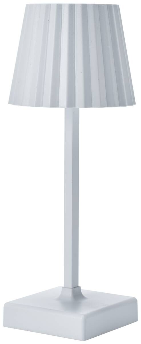 POCOline Tischleuchte Lana weiß Kunststoff B/L/D: ca. 11x11x26 cm