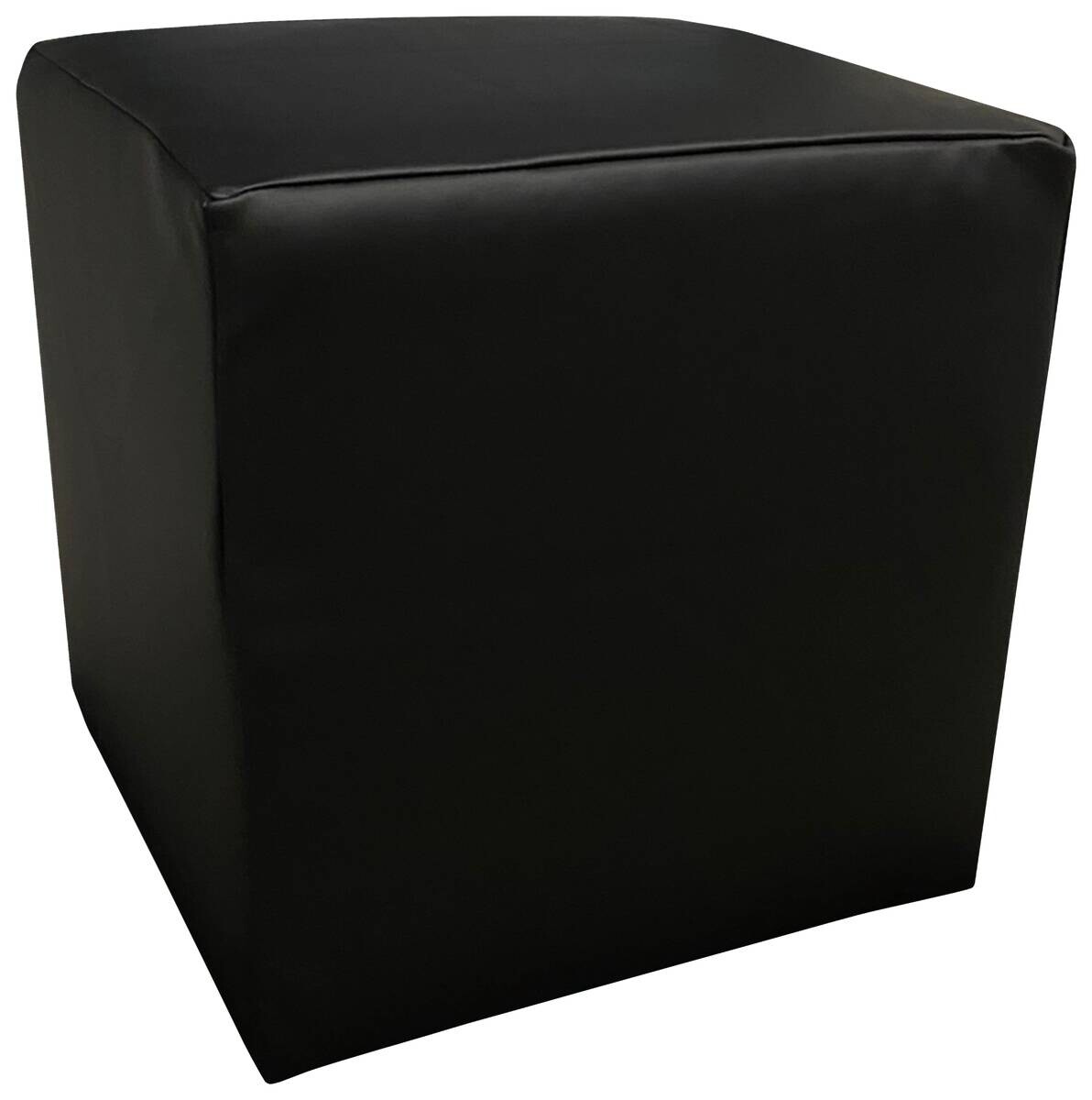 Hocker Tok Lagos schwarz schwarz Kunststoff Styropor Schaumstoff Kord B/H/T: ca. 45x42x45 cm