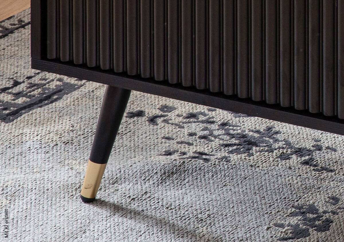 Couchtisch schwarz B/H/T: ca. 110x43x60 cm