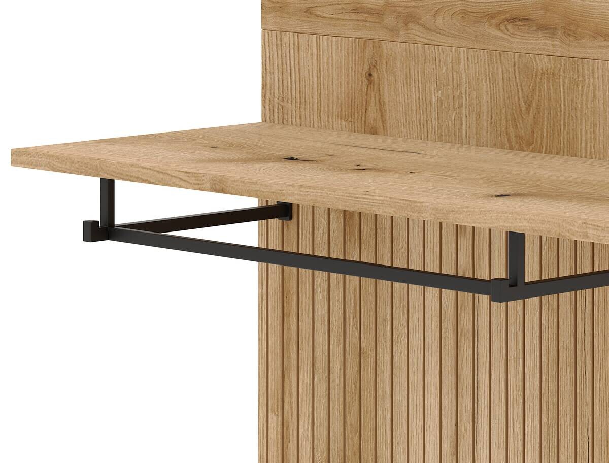 Garderobe NORDIC Eiche Evoke Oak Nachbildung weiß B/H/T: ca. 100x204x40 cm