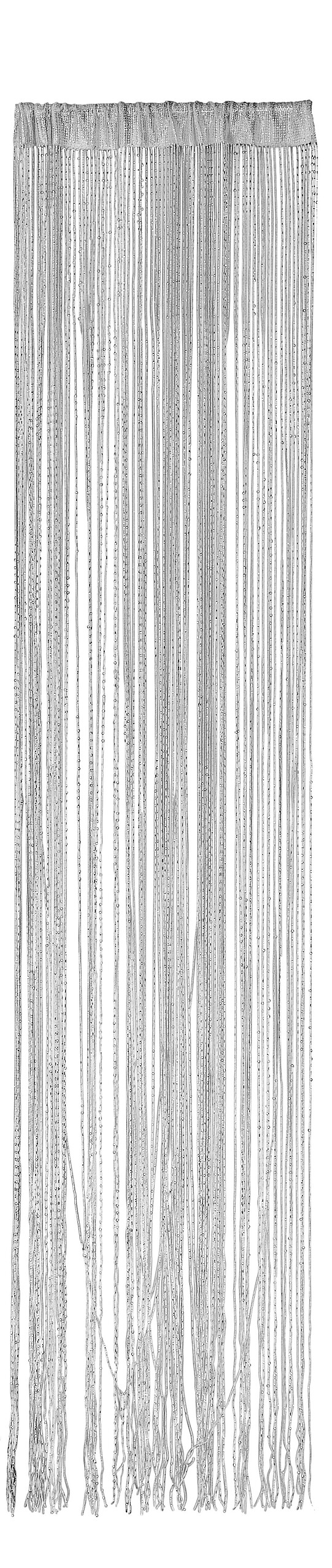 ACUS design collection Fadenvorhang Lurex weiß B/L: ca. 90x245 cm