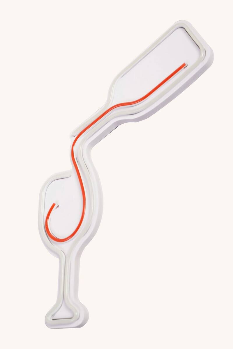Opviq LED-Wandleuchte weiß rot PVC B/H/T/L: ca. 45x45x3x45 cm