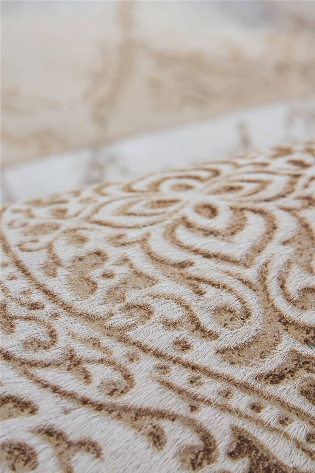 Kayoom Kurzflorteppich Cobra 343 beige B/L: ca. 125x180 cm
