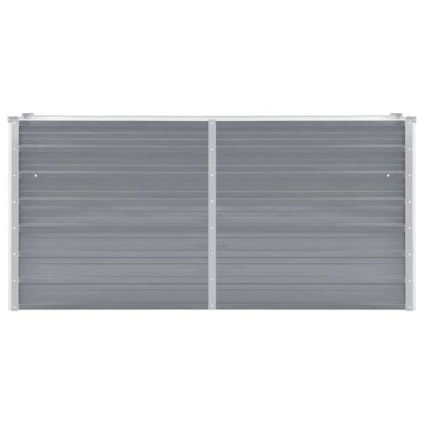 Hochbeet grau Stahl B/H/L: ca. 40x77x160 cm