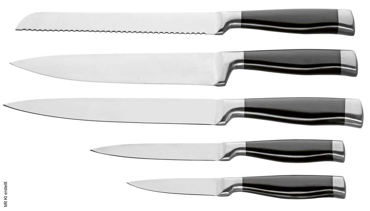 Esmeyer Messerblock DISCOVER schwarz Edelstahl 5 tlg.