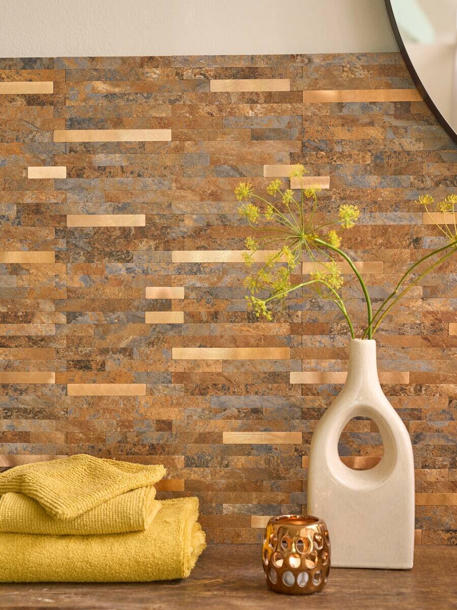 Wandfliesen bronze B/L: ca. 29,2x29,7 cm