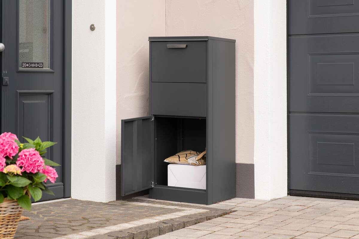 Westmann Paketbox Pepe anthrazit B/H/T: ca. 50x114x39 cm