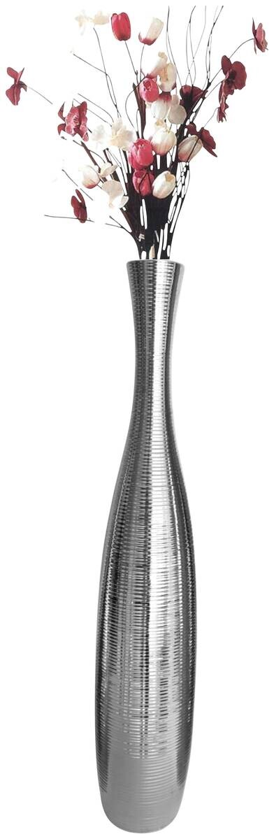 Deko-Figur silber Keramik B/H: ca. 12x50 cm