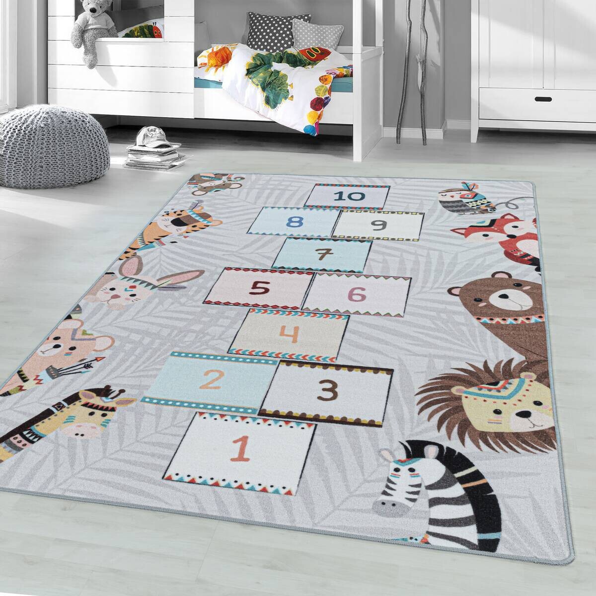 Ayyildiz Teppich PLAY grau B/L: ca. 140x200 cm