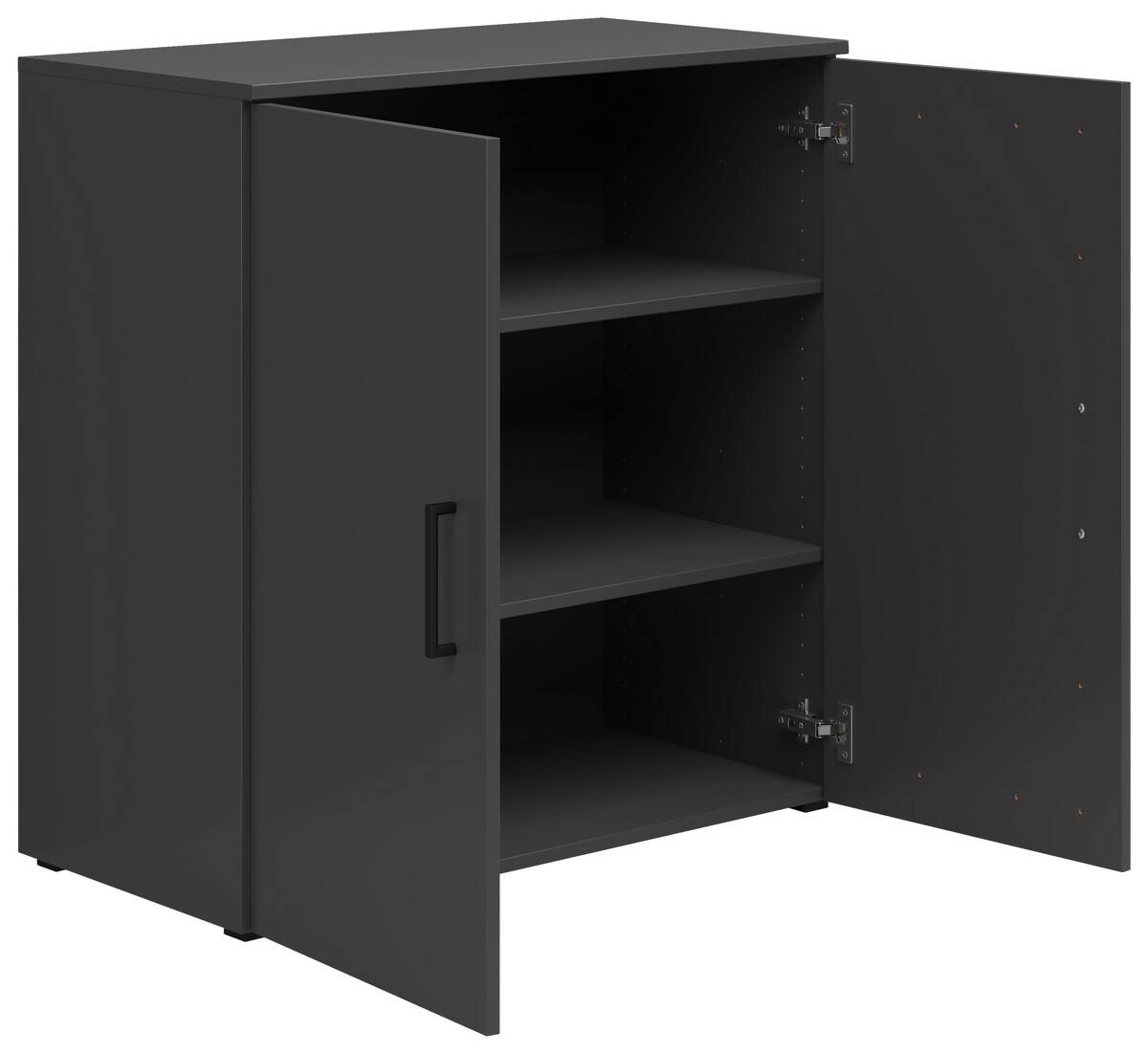 Kommode Multi-Stauraum Typ 24 anthrazit B/H/T: ca. 80x83x40 cm