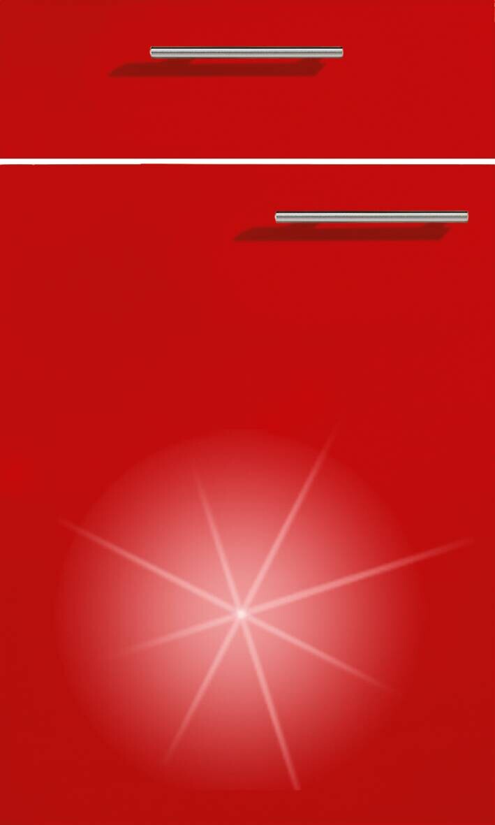 Express Doppelblock Star hellgrau Lacklaminat Hochglanz B/H/T: ca. 280x237x150 cm