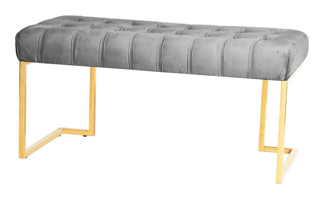 Sitzbank Rare 201 grau B/H/T: ca. 47x48x100 cm