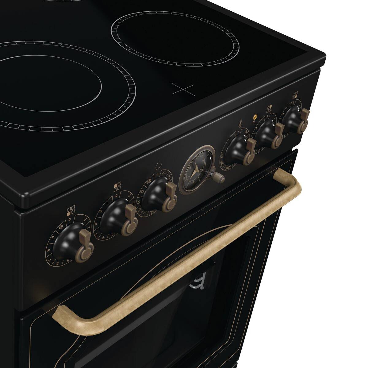 Gorenje Stand-Elektroherd GECS5B70CLB schwarz B/H/T: ca. 50x85x60 cm