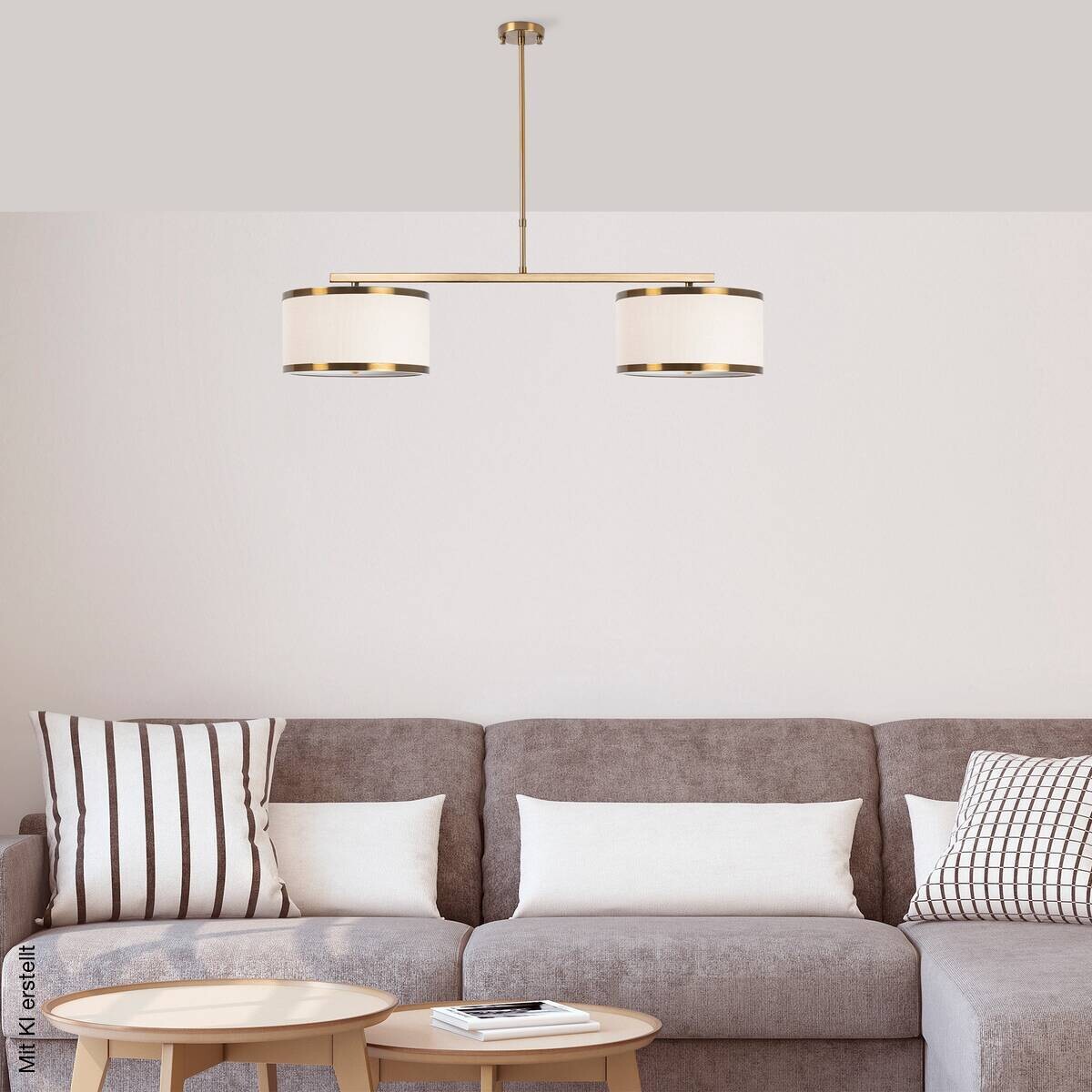 Opviq Pendelleuchte Way-11620 B/H/T/L: ca. 100x75x30x100 cm E27 2 Brennstellen