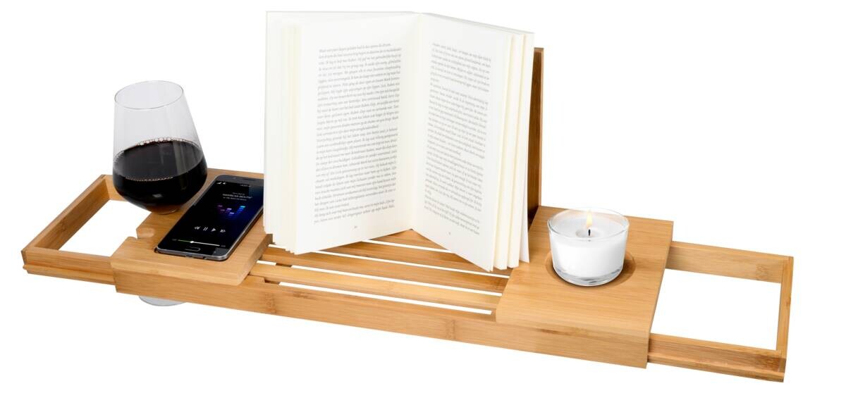 Badewannenablage natur Bambus B/L: ca. 92x18 cm