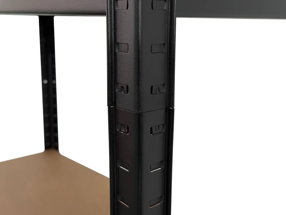 Schwerlaststeckregal 2er-Set schwarz B/H/T: ca. 160x160x40 cm