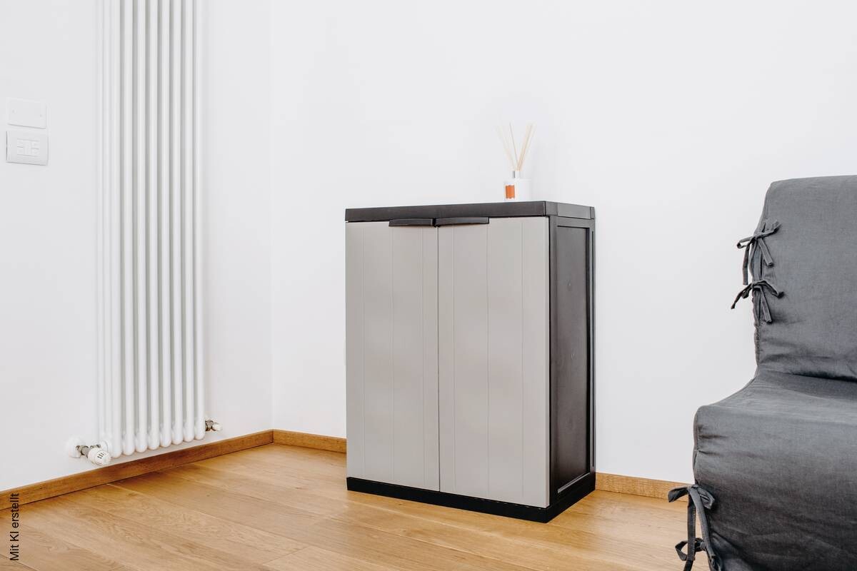 Toomax Kunststoffschrank grau B/H/T: ca. 65x85x37 cm