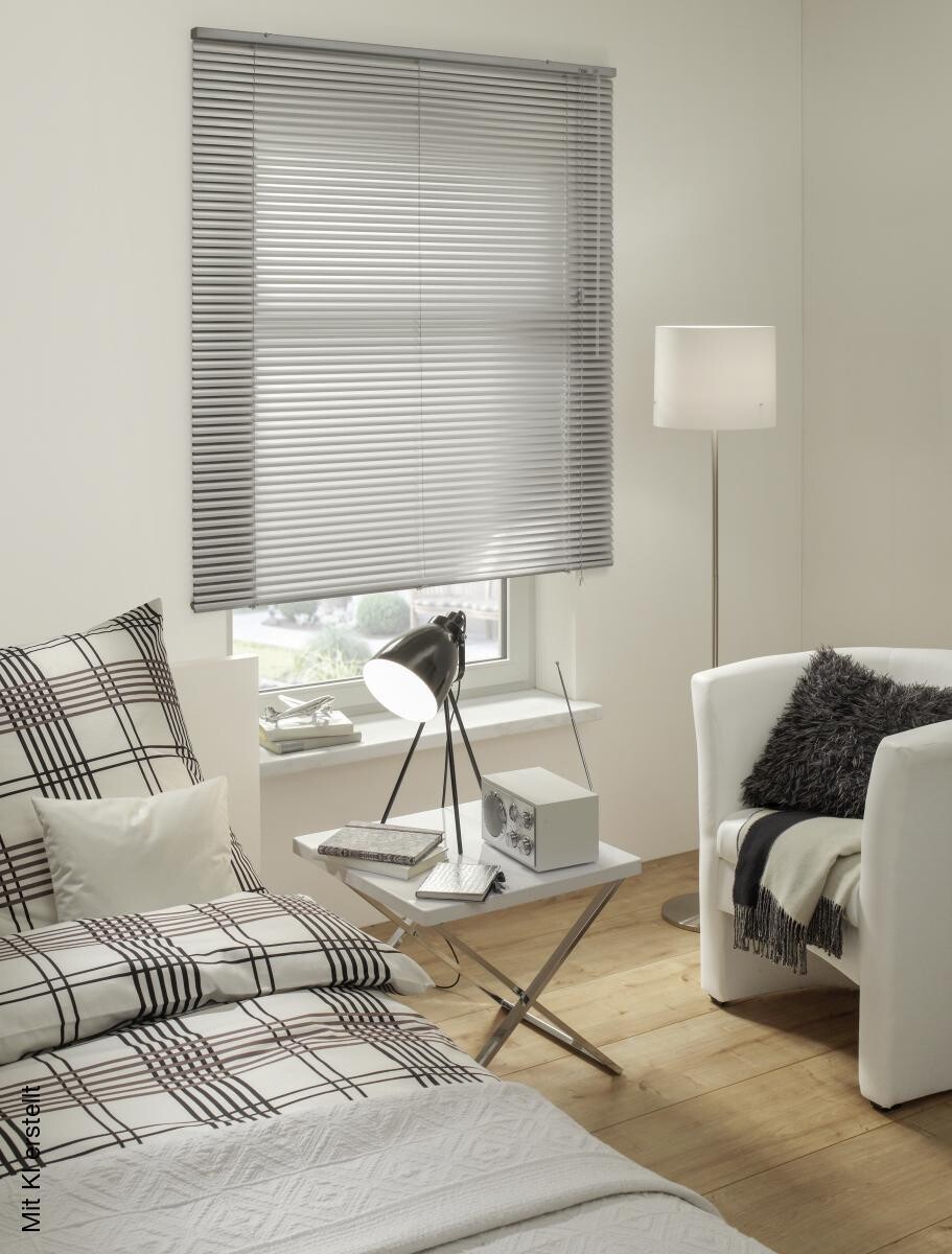 Boviva Alu-Jalousie silber B/L: ca. 40x175 cm