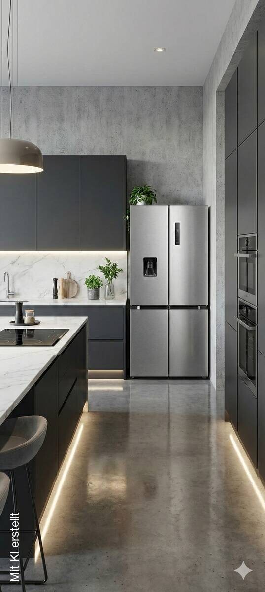 POCOline Multi-Door Kühl-/Gefrierkombination MD-190-513-CIXWDDNF Inox B/H/T: ca. 83x189,8x65,3 cm