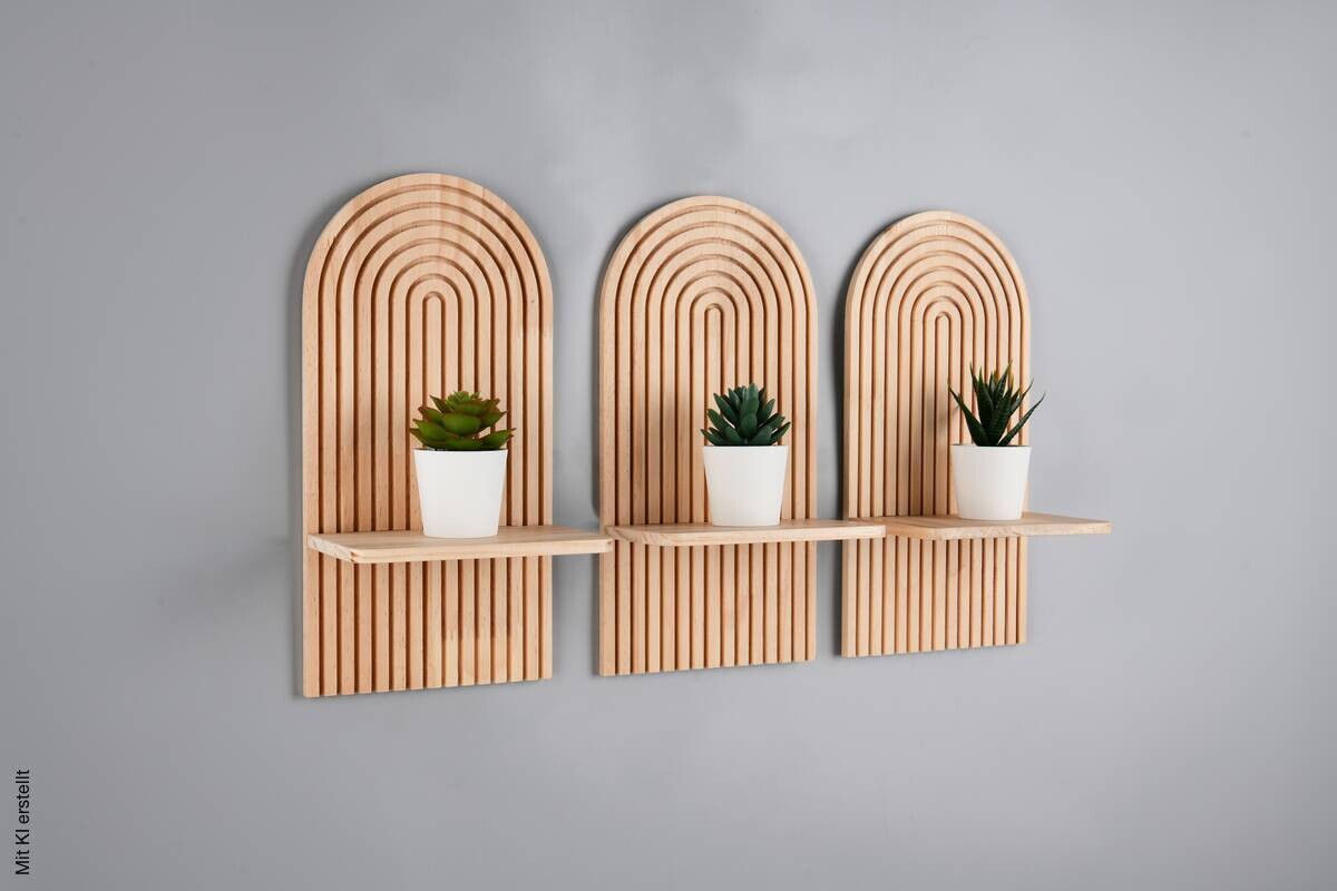 Regale Elea Eiche Nachbildung B/H/T: ca. 18x35x12 cm