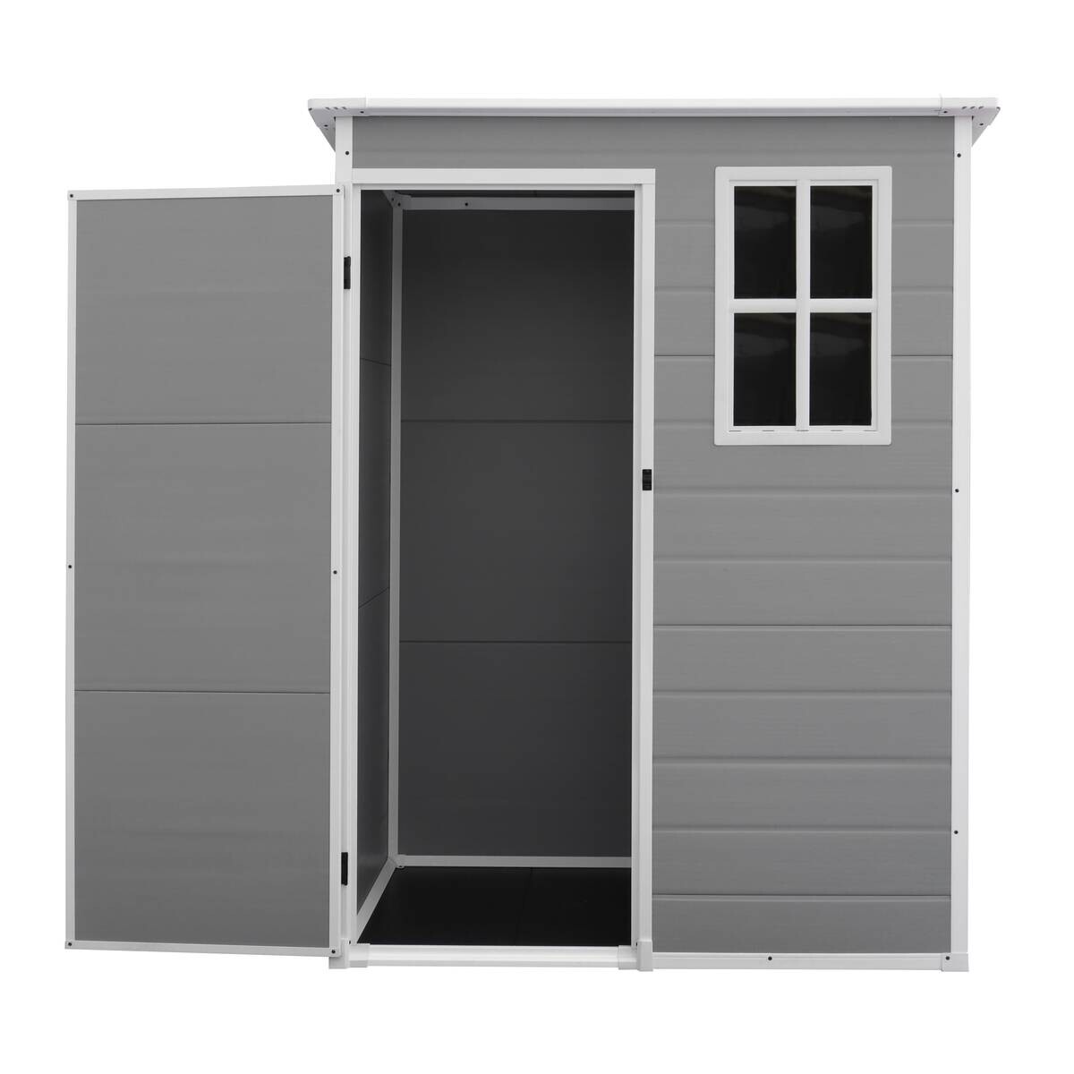 POCOline Gartenhaus Nizza grau B/H/T: ca. 152x193x92 cm