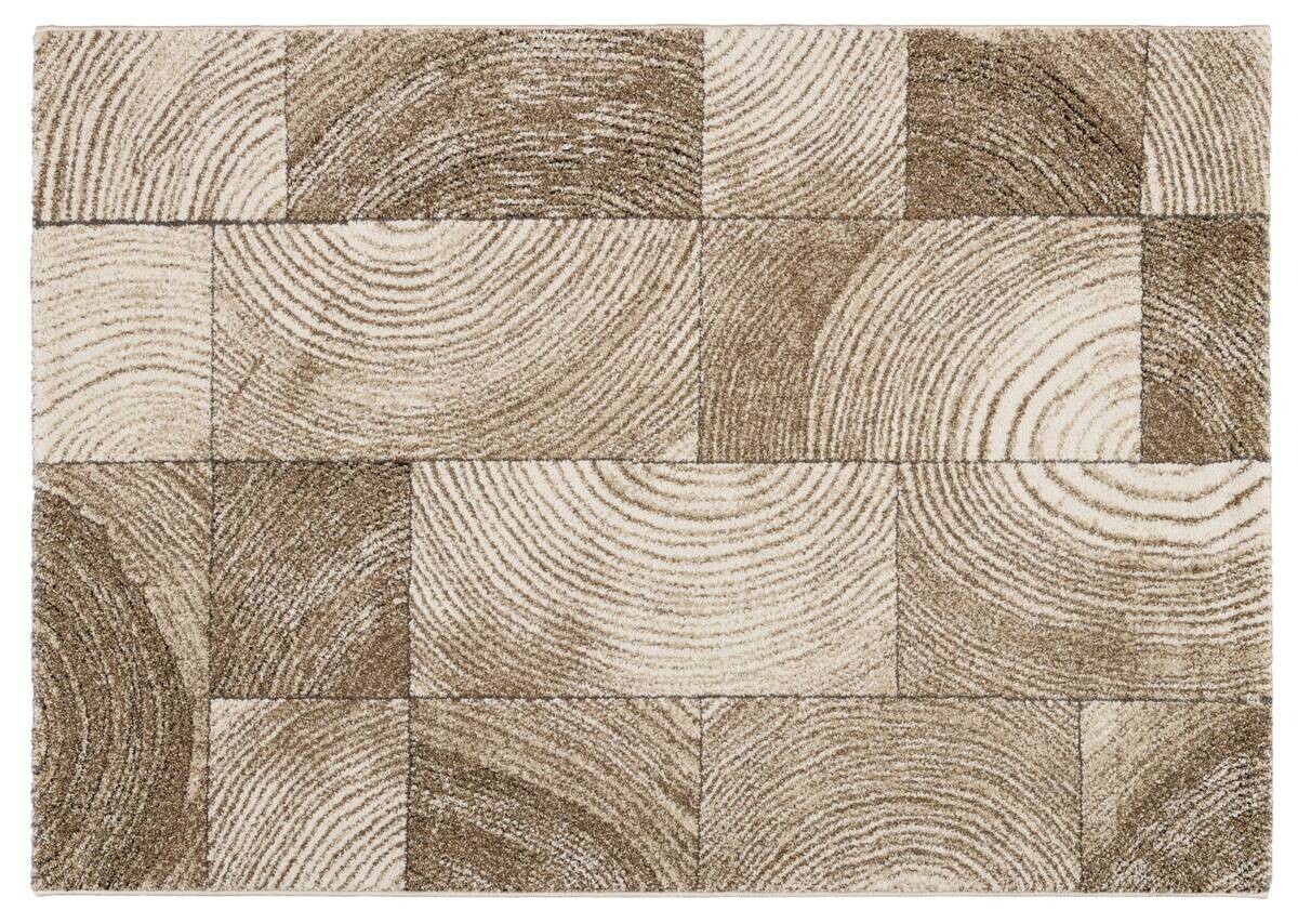 Merinos Webteppich Kreta beige B/L: ca. 160x230 cm