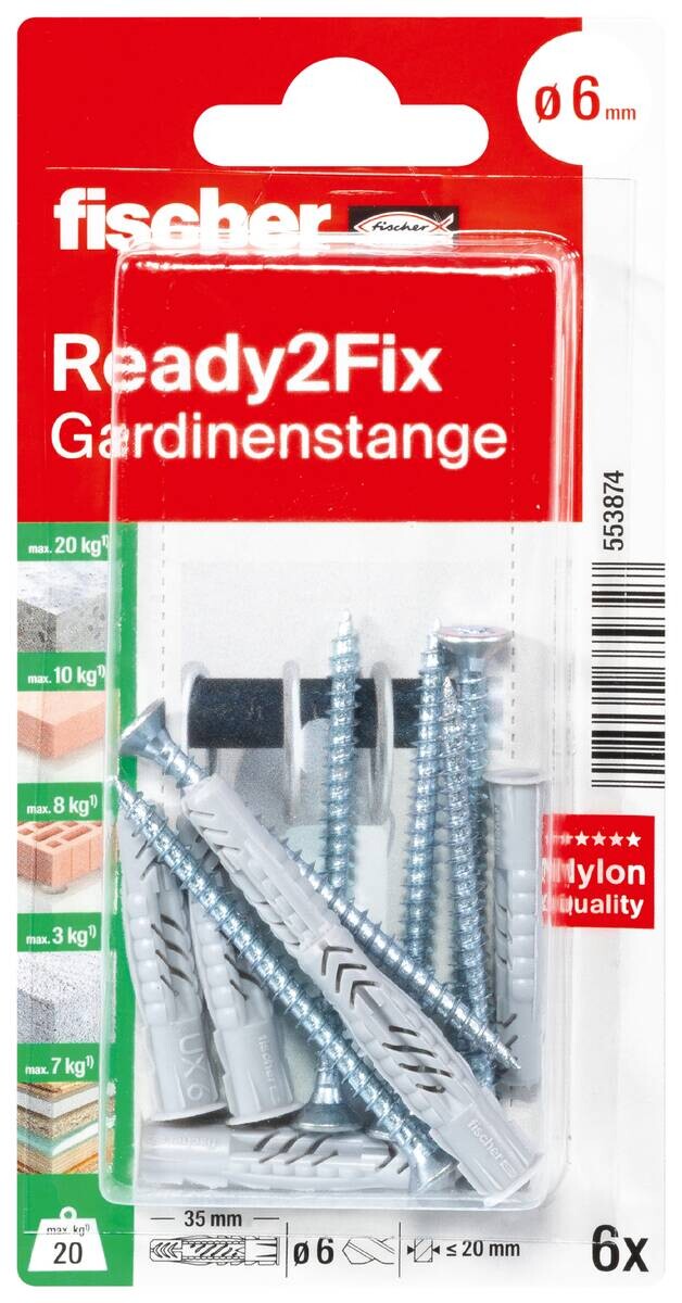 fischer Montage- Set 6 tlg.