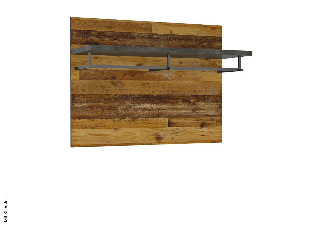 Garderobenpaneel Perugia Old Wood Nachbildung Fresko Nachbildung B/H/T: ca. 80x60x30 cm