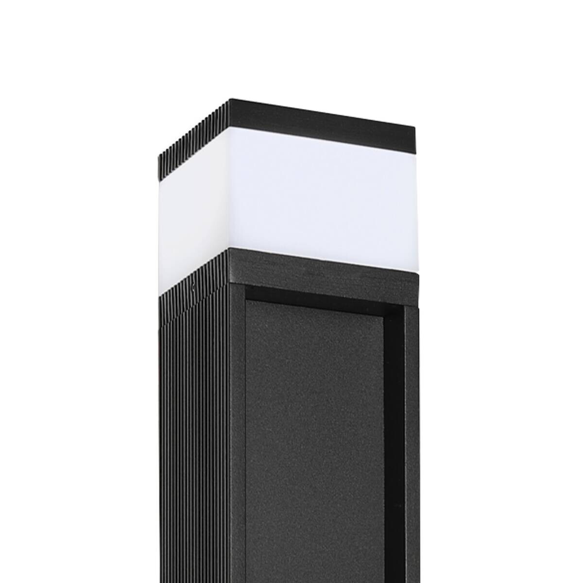 Lamkur Stehleuchte schwarz Stahl B/H/L: ca. 8x80x8 cm G9 1 Brennstellen
