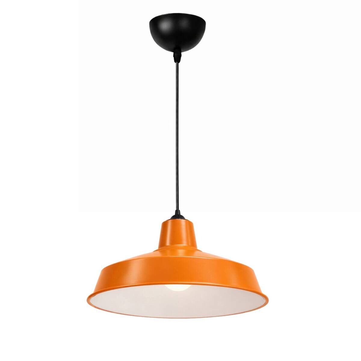 Opviq Pendelleuchte orange B/H/T: ca. 35x100x35 cm E27 1 Brennstellen