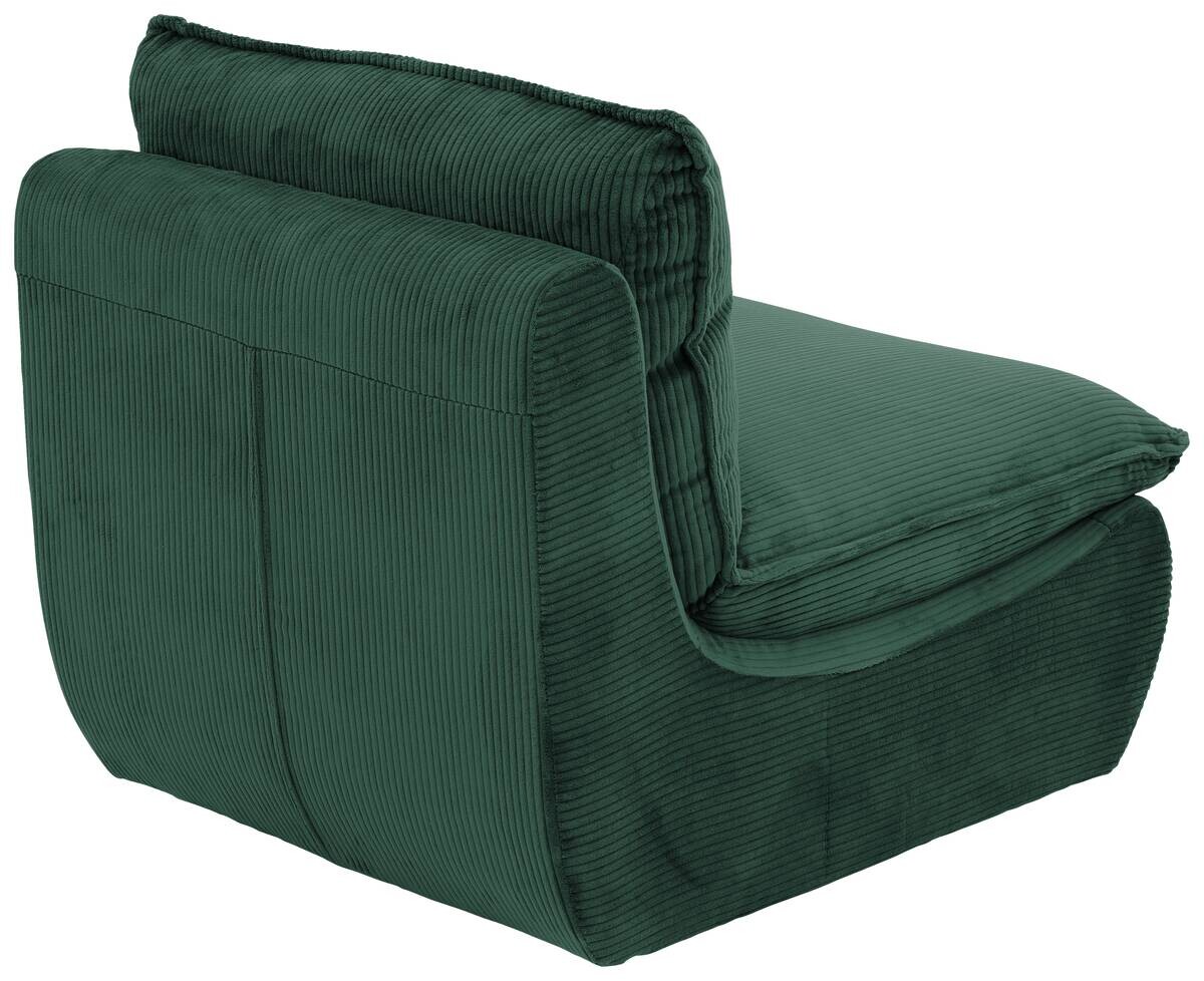 Sessel Rhodos grün Microfaser B/H/T: ca. 74x77x87 cm