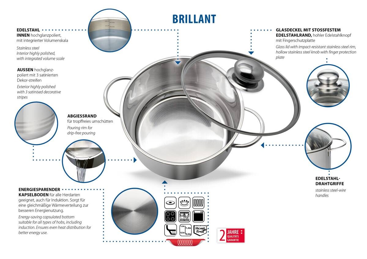ELO Edelstahldämpfer Basic silber Edelstahl 1 tlg.