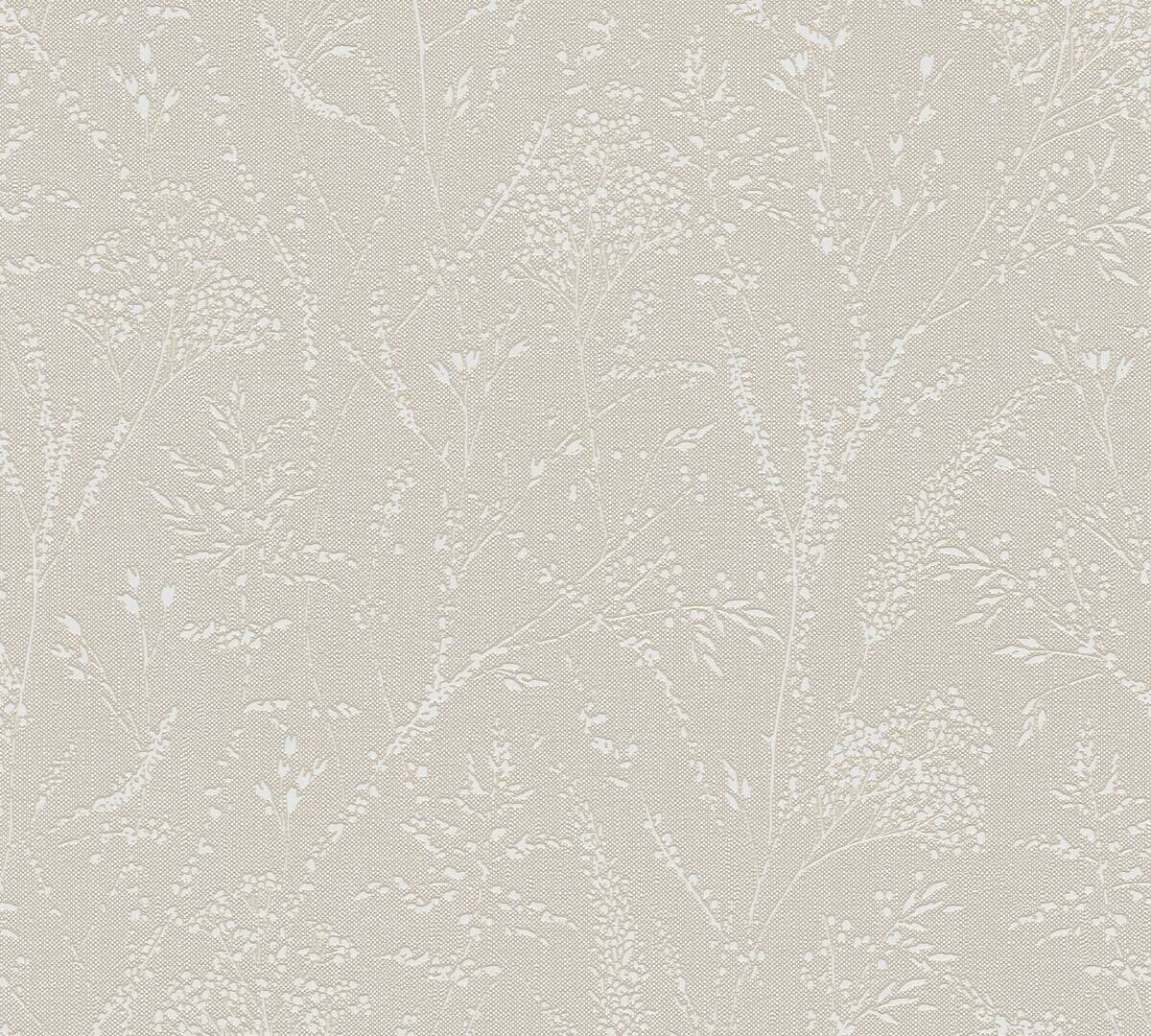 A.S.Creation Vliestapete beige weiß B/H/D: ca. 53x1005x9,2 cm